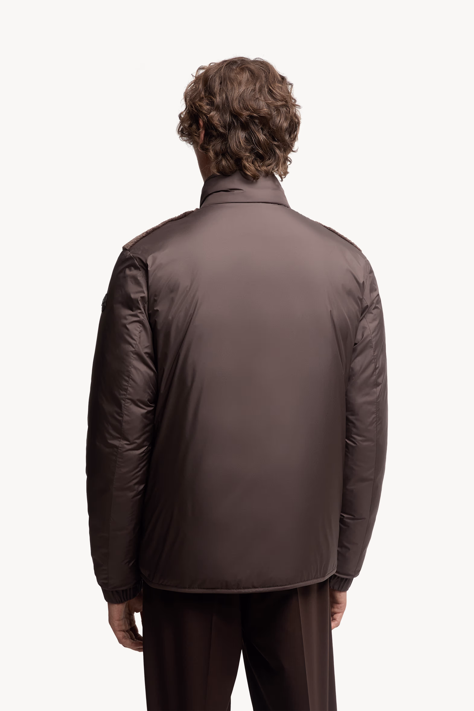Livra Reversible Teddy Short Down Jacket Men Brown Moncler 5